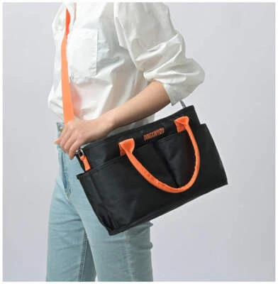 NNEDSZ Black Multi-Function Diaper Bag with Insulated Lining, Large Capacity Mom