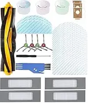 40 PCS Replacement Accessories Compatible with Ecovacs T8,T9, T9 Max Robot Vacuum Cleaner Parts - Roller Brush, Hepa Filter, Side Brush, Fragrance Capsules, Dust Bags,Mop Cloths,Robotic Cleaners Kit