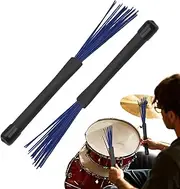 1 Pair Drum Brushes,Ergonomic Silent Non-slip Drumsticks Mallets Brushes | Professional Instrument Tool For Drumming, Practice, Percussion