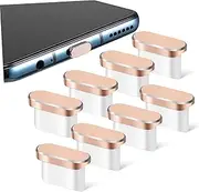 CHICAMPERA 8Pcs Type Caps USB C Dust Plugs for Phone Charging Ports Compatible with Type C Devices Premium Protection from Dirt and Lint Sleek Design and Secure Fit