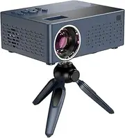 J12C PRO Mini Projector 5000 Lumens,Native 720P and Wired Screen, Support 1080P with TV Stick Smartphone/HD/USB/AV(EU Plug)
