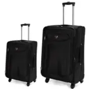 Swiss Travel luggage suitcase 360" wheel Lightweight 2PCS Set SN8109 Soft Case