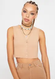[BDG] Tawny Button Through Tank