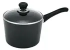 Scanpan Classic Covered Saucepan - 2.5L 20cm/3L Black/Clear