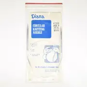 Diana Circular Knitting Needle Size 9 - Length 29" - Vintage