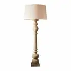 Rook Large Base Only natural wood Pillar Floor Lamp