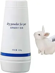 Puppy Dry Shampoo | Shampoo for Dogs 350g,Pet Dry Cleaning Powder Bathing Supply for Short Hair Long Hair Cats Hamsters Bunny Daily Use Travel Outdoor Bathroom Clinic Grooming