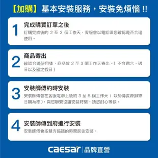 【CAESAR 凱撒衛浴】強效速暖 浴室暖風乾燥機 DF280(不含安裝 / 無線遙控)