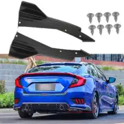 Gloss Black Rear Bumper Spoiler Splitter Lip Diffuser For Honda Civic Hatchback (for: Honda Civic)