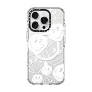 iPhone 16 Pro Clear Case MagSafe Compatible Smile, White Ink.