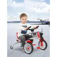 在飛比找ETMall東森購物網優惠-ROLLPLAY如雷兒童三輪車寶寶腳踏漂移小飛機自行車男女孩