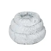 Pawz Replacement Pet Bed Cover Zipper Dog Mattress Plush Washable Charcoal 90cm