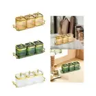 Nordic Dried Fruit Plate Easy to Refill Removable 3 Compartment Food Storage