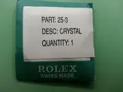 Rolex Authentic Oyster Crystal 25-3 Swiss Tudor Watch 6508, 6615-6621, 6706-672