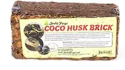 Josh's Frogs Coco Husk Brick (6 Quarts) - Coconut-based Mulch Substrate for Reptiles, Amphibians & Invertebrates - Absorbent & Biodegradable
