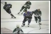 Center Jason Arnott Edmonton Oilers and leftwinger Geoff Sanderson- Old Photo