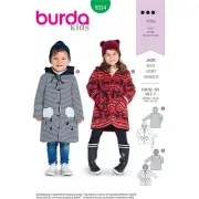 Burda Kids, Hooded Jackets 9334 Size US (2 - 7)