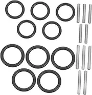 CANIGHT 10 Sets Outboard Trim Tilt Mini Rubber Bands Wrench Ring Bunk Bed Pins Gymnastics Ring Pneumatic Tools Dowel Pins for Shelves Stainless Steel Cylinder Pin