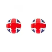Trik Topz Valve Caps Flag UK SV Intended For Use With Schrader Valves