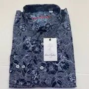 Robert Graham "Hauser" Men's Shirt - Navy & Light Blue - Size Small - NEW
