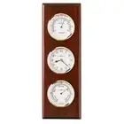 Howard Miller Shore Station Wall Clock Analog Quartz w/ Barometer+Thermometer