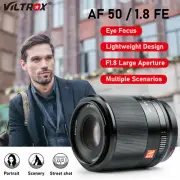 Viltrox 50mm F1.8 Auto Focus Full Frame Lens for SONY E A7RII A6500 NEX-7 Camera