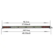 38 Inch Slim Led Light Bar Spot Flood Combo Work Driving Lamp Truck 4x4 SUV 40''