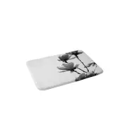 Deny Designs Memory Foam Plush 34x21" Bath Mat Monika Strigel, Black/White