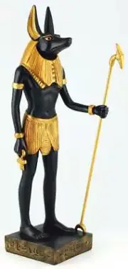 ANUBIS STATUE Egyptian God Mythology 12" GUIDE and PROTECTOR OF THE DEAD