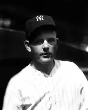 Samuel D Byrd of the New York Yankees in 1932 Baseball Old Photo
