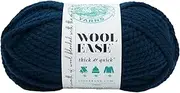 Lion Brand Yarn Wool-Ease Thick & Quick Yarn, Soft and Bulky Yarn for Knitting, Crocheting, and Crafting, 1 Skein, Petrol Blue