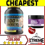 MAX'S 100% PURE WHEY PROTEIN 2.27KG BANANA // ISOLATE WPI WPC LEAN POWDER #
