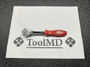 Snap-on Tools USA NEW RED 3/8" Drive Compact Round Swivel Ratchet FHCNFD72
