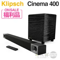 在飛比找蝦皮商城優惠-美國 Klipsch ( Cinema 400 ) 2.1聲