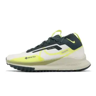 【NIKE 耐吉】越野跑鞋 Wmns Pegasus Trail 4 GTX 防水 米白 綠 女鞋 戶外 運動鞋(FN7771-100)