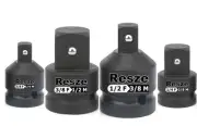 4PCS Impact Socket Adapter and Reducer Set, 1/2" to 3/8" & 3/8" to 1/4" Drive...