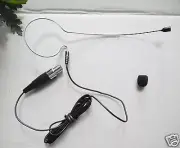 Brand New BLACK single ear Headworn Headset Microphone For AKG Samson Wireless