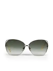 Gold Round Frame Sunglasses