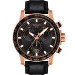 TISSOT SUPERSPORT 競速賽車運動時尚錶(T1256173605100)玫瑰金色-45.5MM