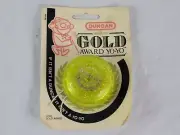 Vintage 1986 Duncan Gold Award Yo-Yo NOS 3266 Gold Award Neon Green