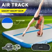 Air Track Gymnastics Tumbling Exercise Mat Inflatable Mats With Pump Storage Bag