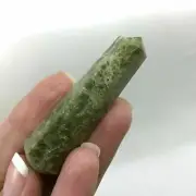 Vesuvianite Mini Massage Accupoint Pressure Wand 181134-62mm Idocrase Green