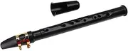 NOLITOY Portable Mini Saxophone Pocket Sax Little Black Saxophone for Travel and Beginners Woodwind Instrument for Music Lovers