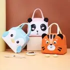 Oxford Cloth Insulated Lunch Box Bags Portable Tote Food Small Cooler Bag