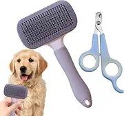 Cat Brush for Shedding - Cat Brush - Pet Nail Clippers for Grooming Daily Long-Hair Kitten Puppy Bath Time Spa Vet