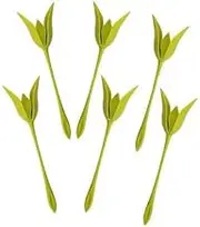4/6/8pcs Decorative Flower Napkin Folder Branch Serviette Holder Plastic Twist Flower Buds Serviette Holders Party Supplies