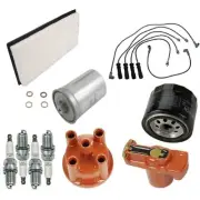 Volvo 240 1990-1993 Tune Up Kit Filters Cap Rotor Spark Plugs Wire Set (for: Volvo)