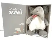 DouDou Et Compagnie Paris Couleurs Savane Plush Elephant Baby Toy 11" NIB