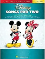 Hal Leonard Disney Songs for Two Clarinets Songbook: Easy Instrumental Duets