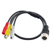 4PIN Camera to RCA Female Converter Adaptor Cable for Reverse Camera